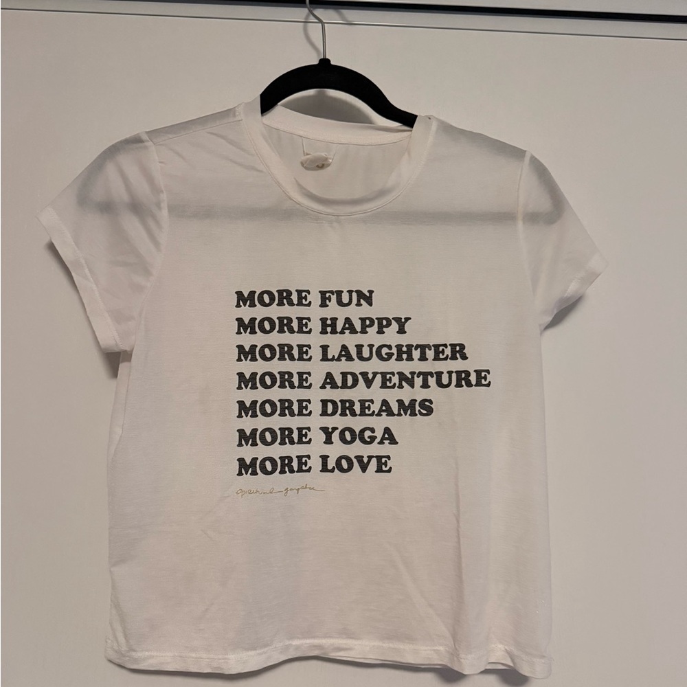 Spiritual Ganster, White Graphic Tee with Motivational Text